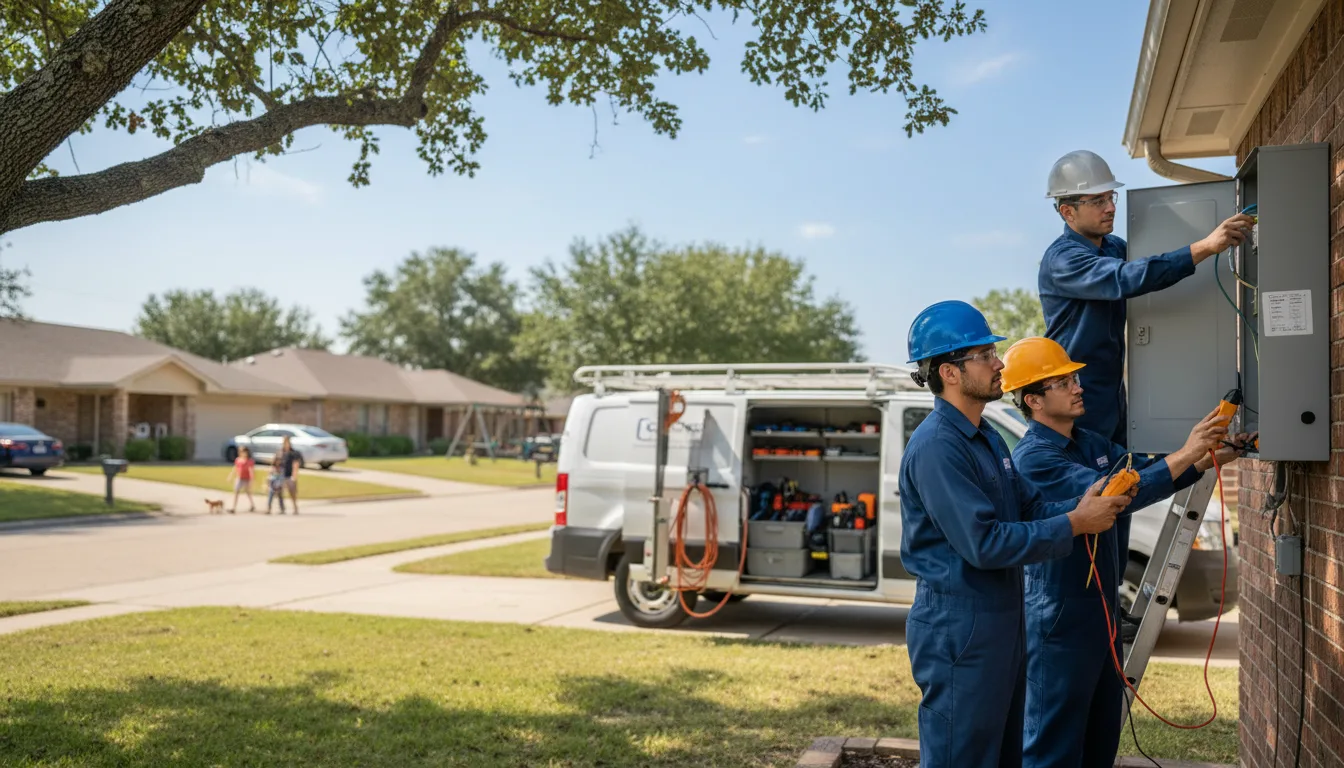 Certified electrician providing emergency electrical services in Moneta, VA